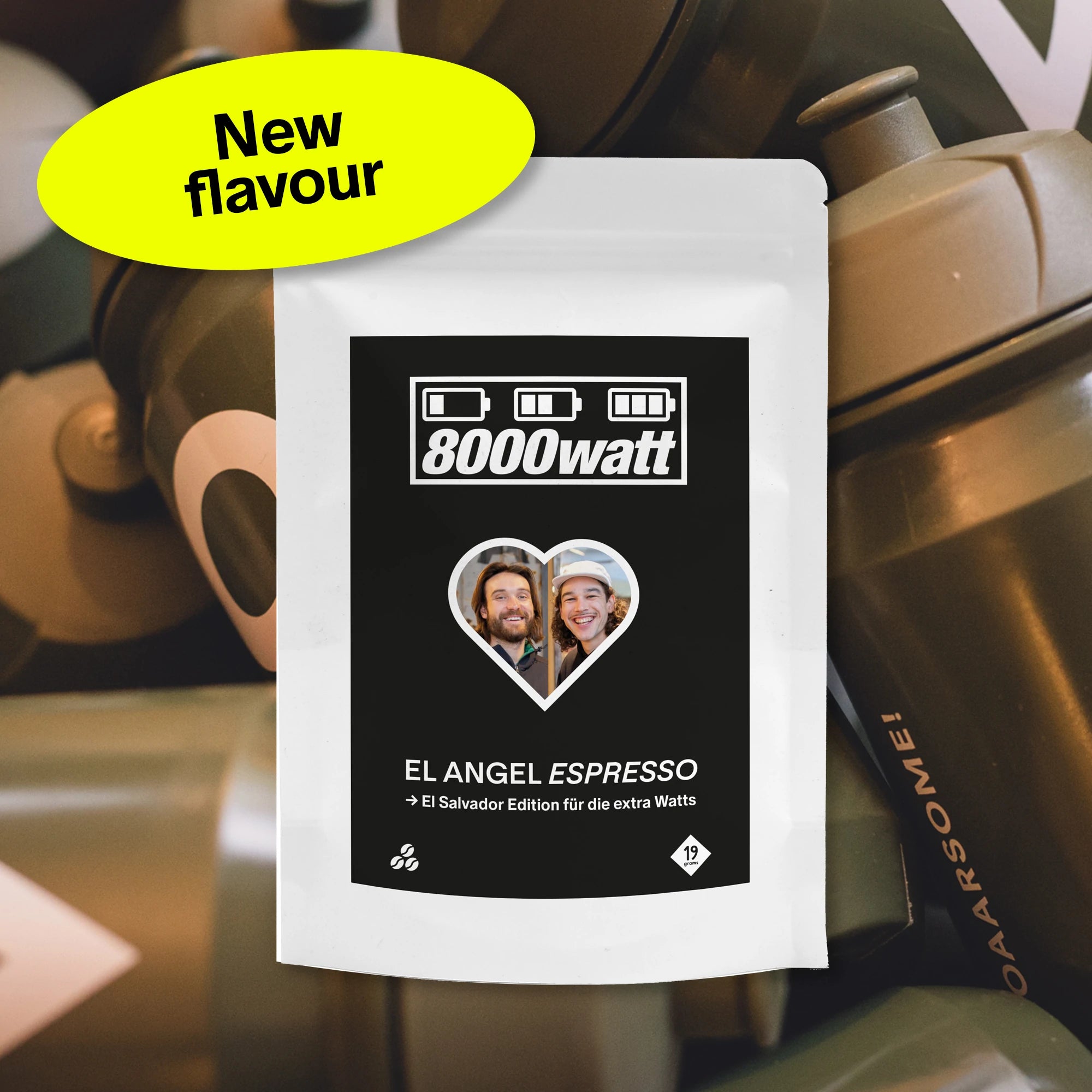 8000watt EL Angel Espresso von 19grams