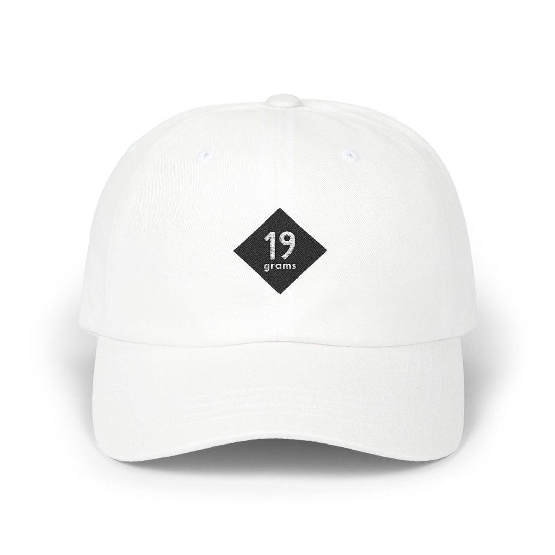 19grams Cap mit Logo weiß