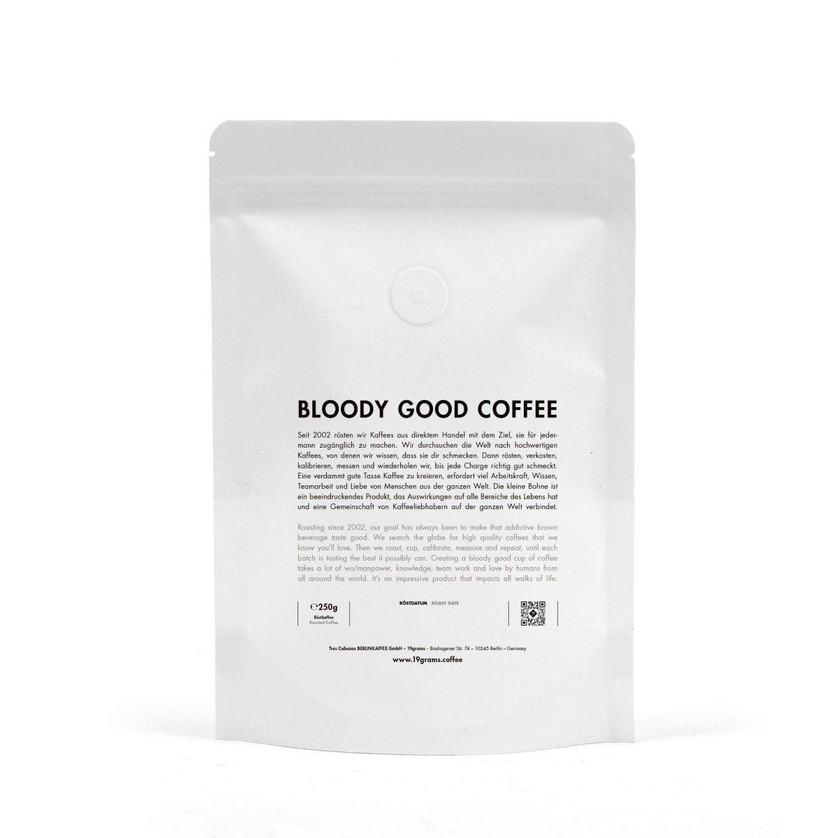 19grams Kaffee Rückseite