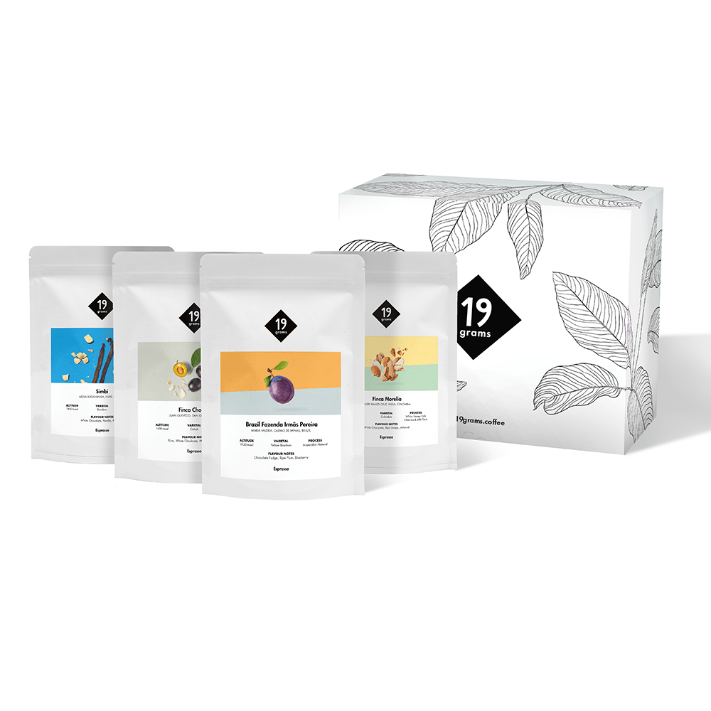 19grams Geschenkbox Espresso Set