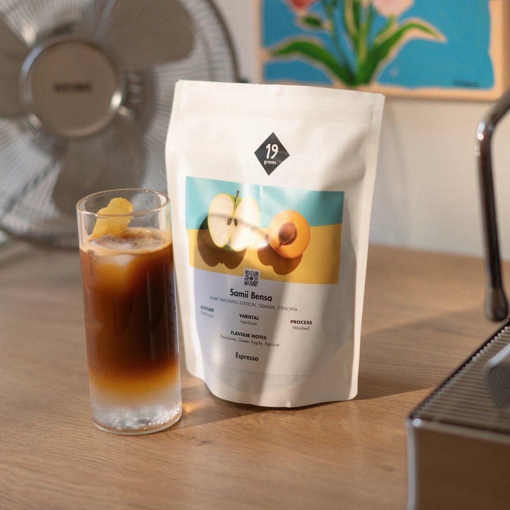 19grams Samii Bensa Espresso als Cold Brew Tonic