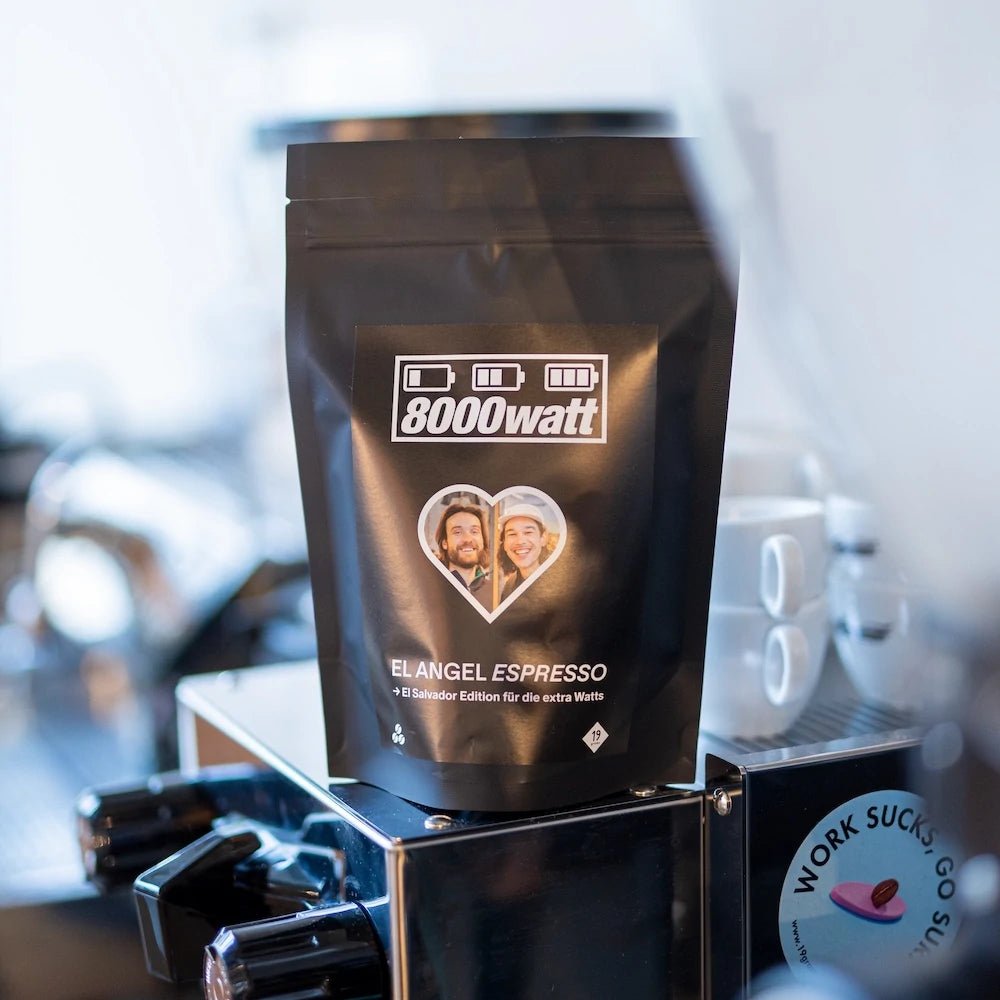 19grams 8000watt El Angel Espresso auf einer Espresso Maschine