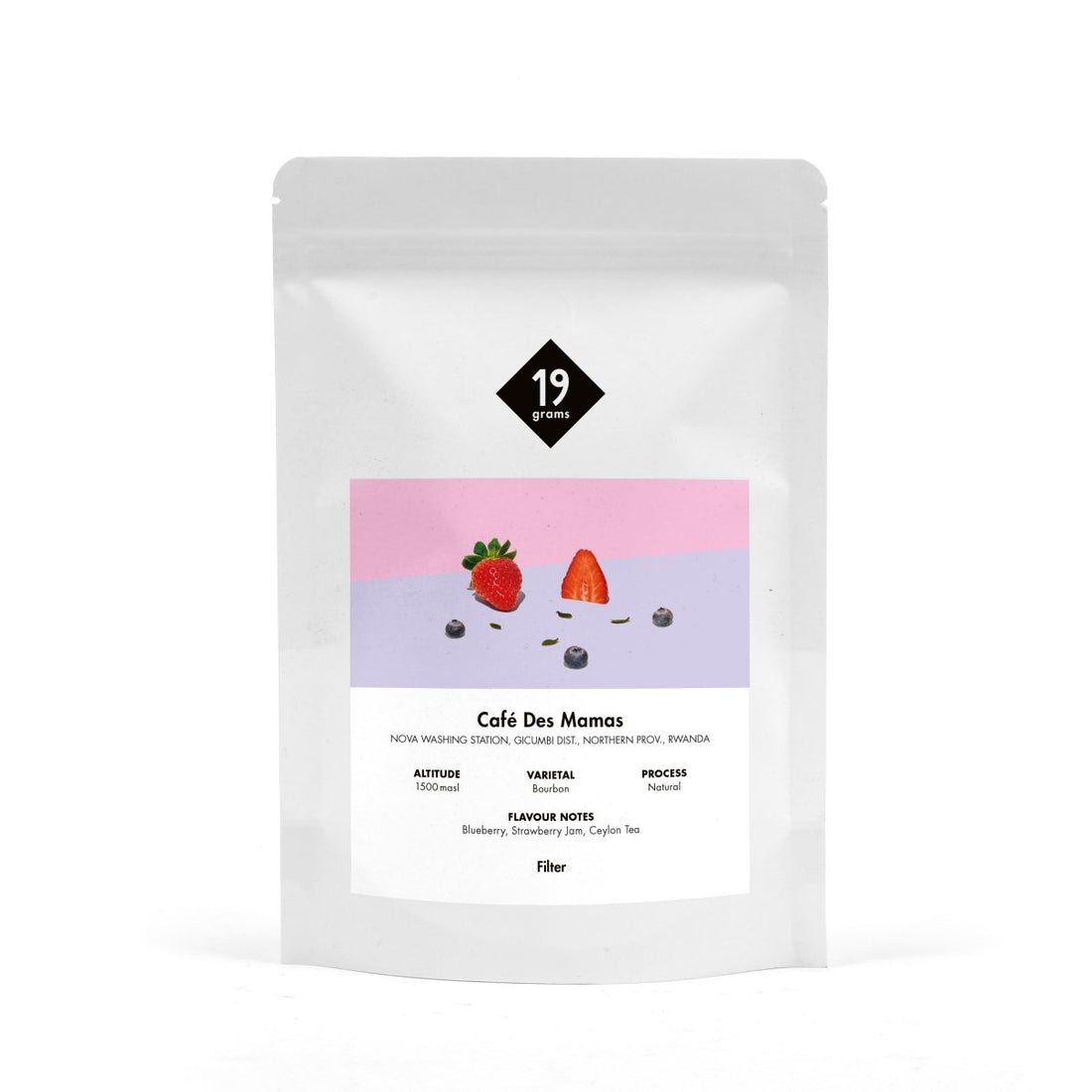19grams Café des Mamas Natural - Ruanda Filter 250g