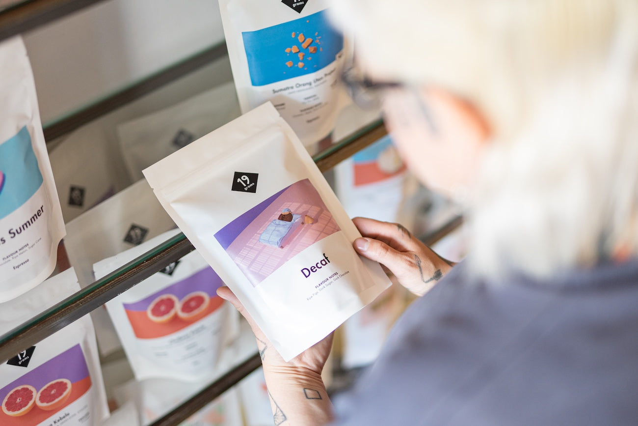 Deine 19grams 250g Tüte Decaf Kaffee