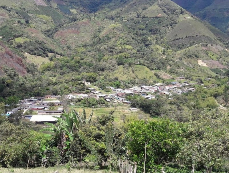 Kleines Dorf in Äthiopien