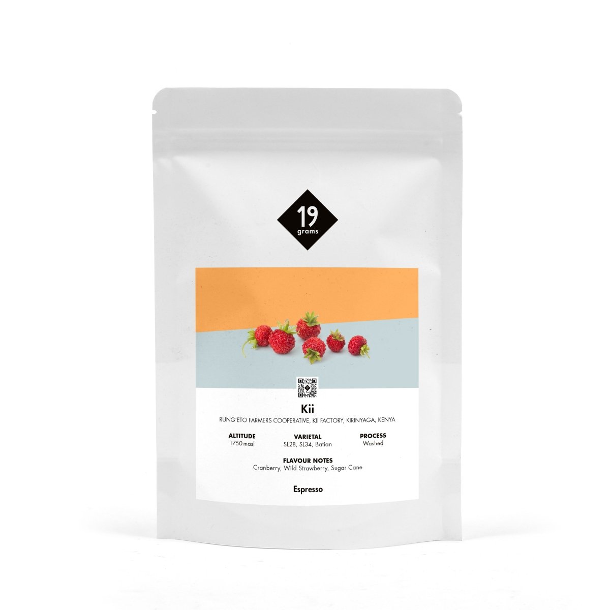 19grams Kii Espresso aus Kenya in der 250g Tüte