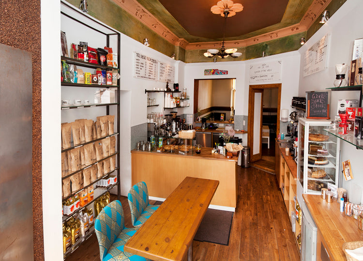Das alte Tres Cabezas Cafe in Berlin Friedrichshain