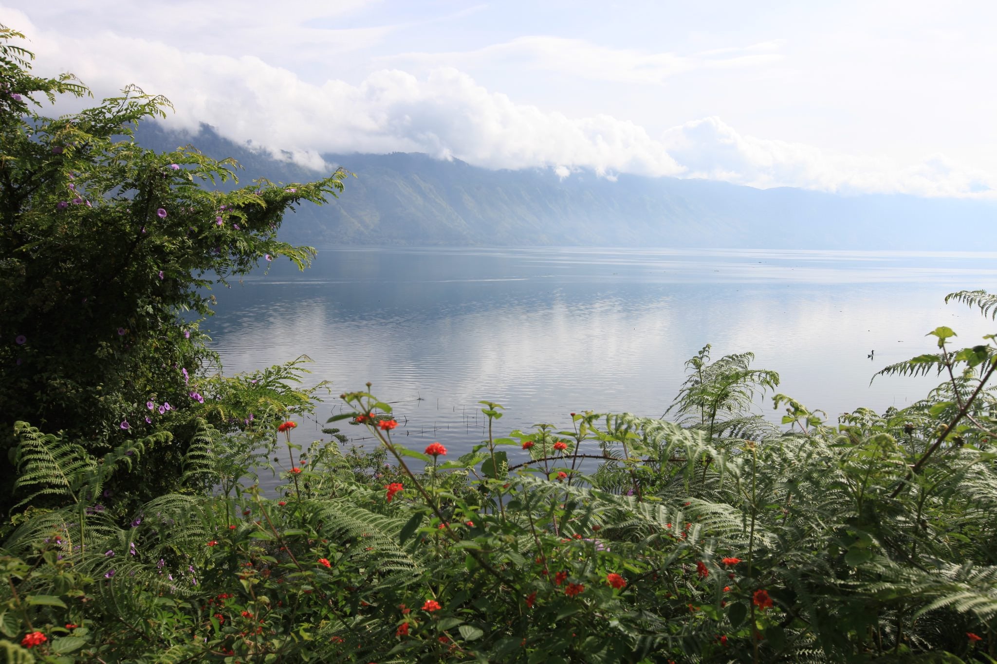 Sumatra Foto mit Berglandschaft
