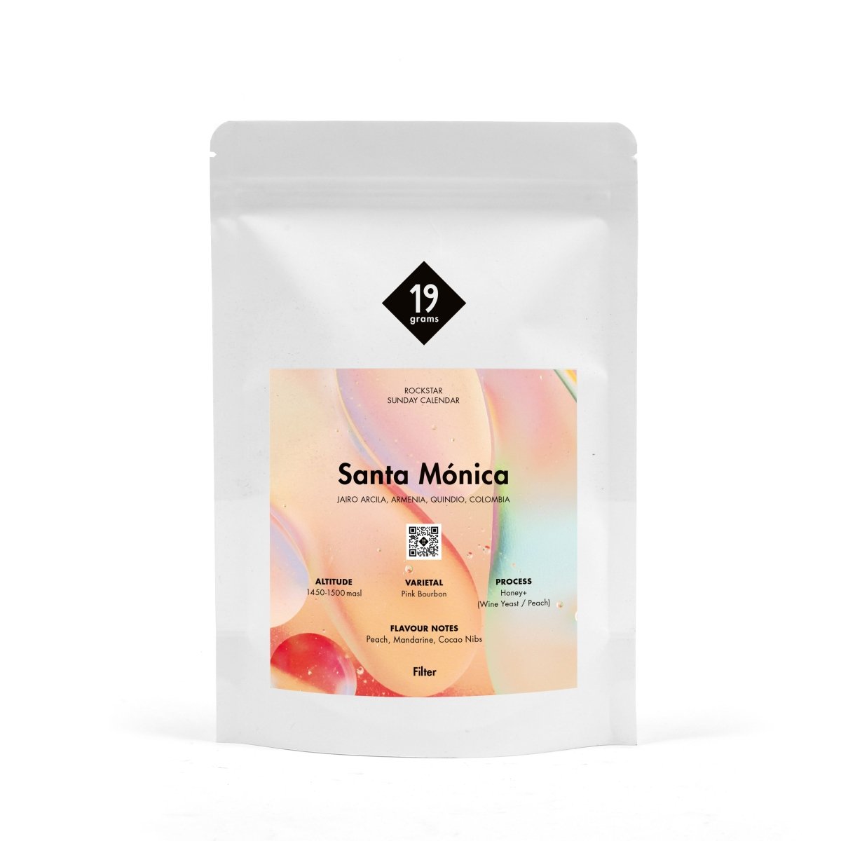 19grams Santa Monica Pink Bourbon Filter Kaffee aus dem Rockstar Sonntagsadventskalender