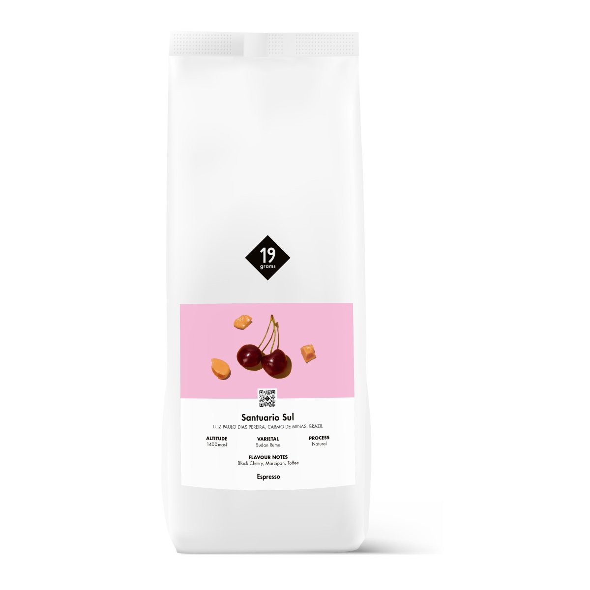 19grams Kilobeutel Santuario Sul Rume Espressobohnen