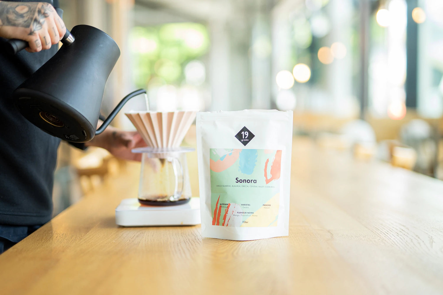 Der 19grams Sonora Geisha Natural Kaffee
