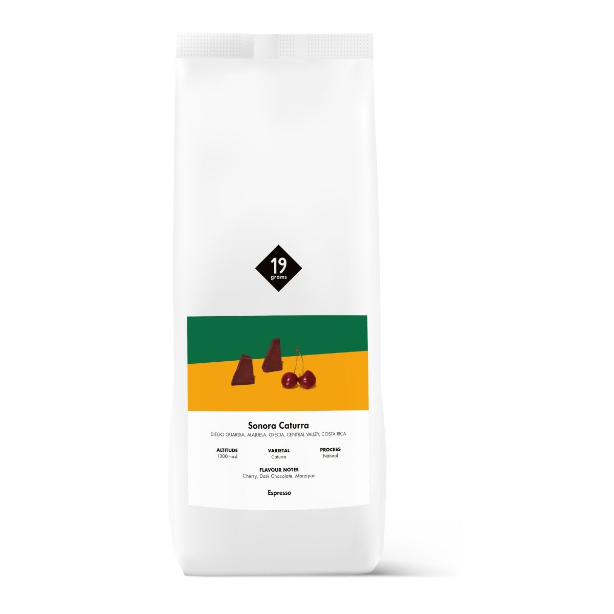 19grams Hacienda Sonora Caturra - Costa Rica Espresso 1kg
