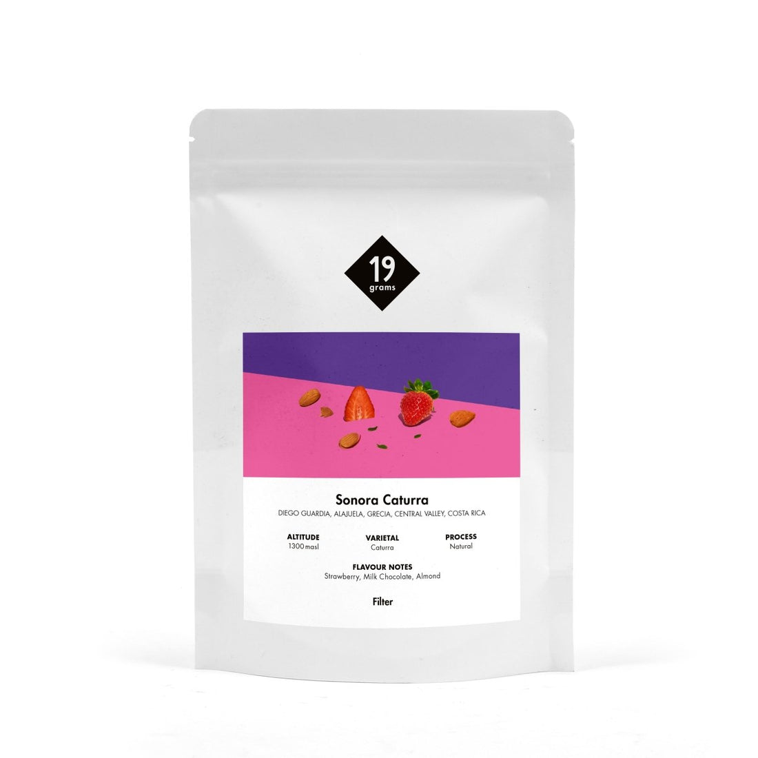 19grams Sonora Caturra Filter Kaffee 250g