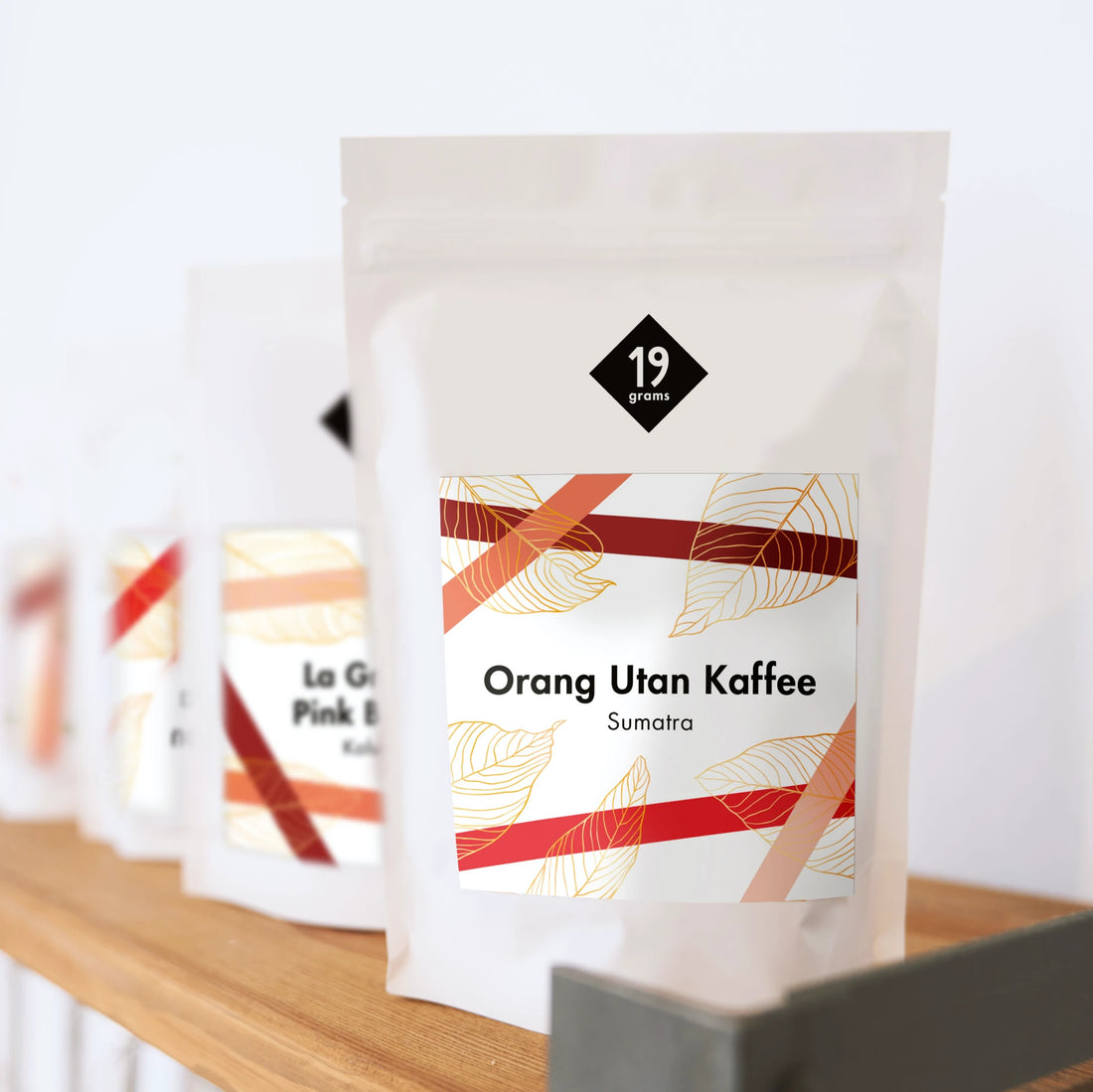 19grams Orang Utan Kaffee aus Sumatra im Regal