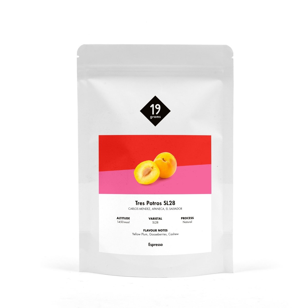 19grams Los Tres Potros SL28 - El Salvador Espresso 250g