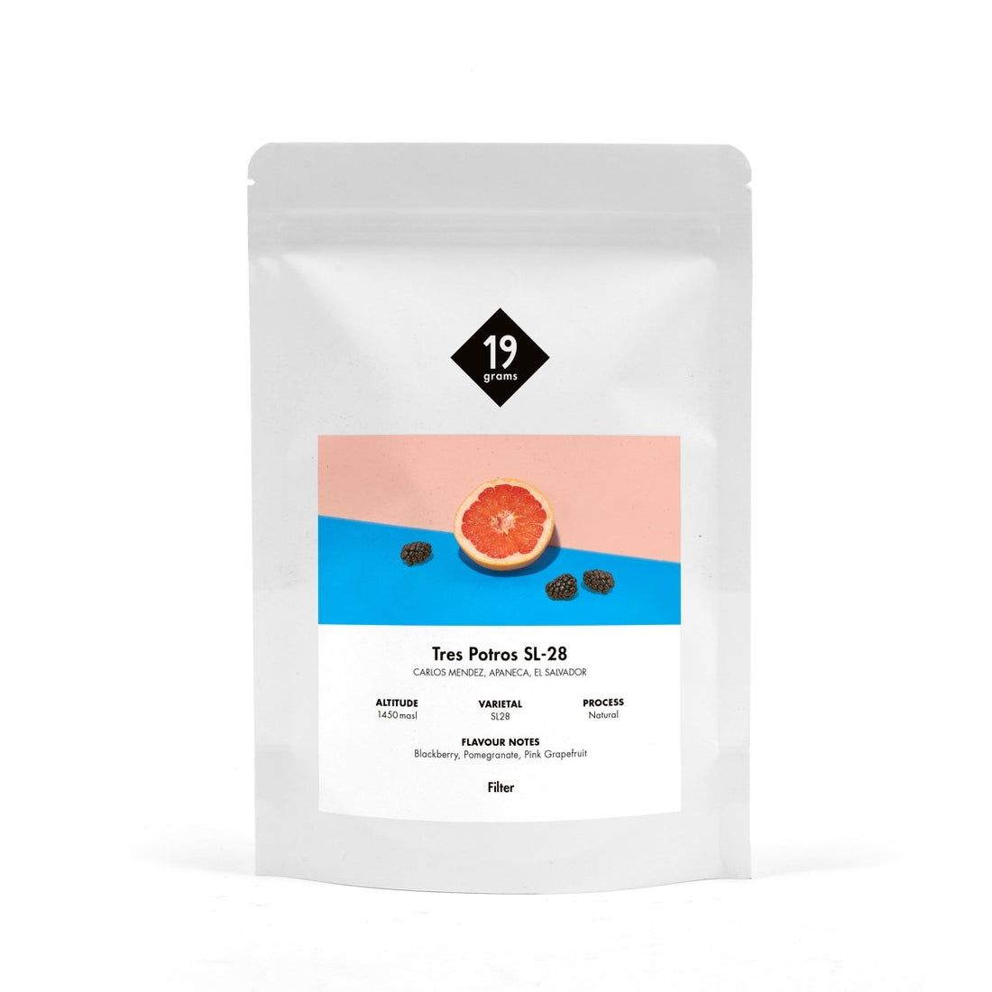 19grams Los Tres Potros SL28 - El Salvador Filter 250g