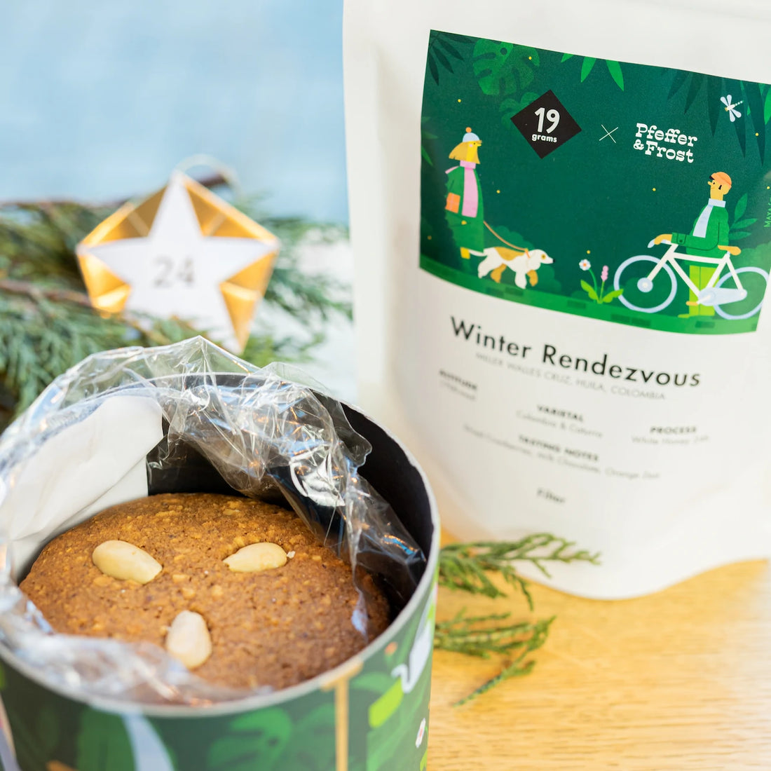 19grams x Pfeffer&Frost Winter Rendezvous Kaffee mit Lebkuchen