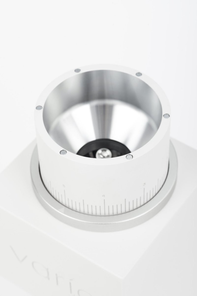 Varia VS3 (2nd Generation) - Espresso & Filter Electric Coffee Grinder - White - Bean Bros.