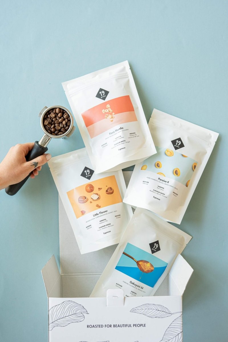 Kaffee Probierset für Vollautomaten in Geschenkverpackung