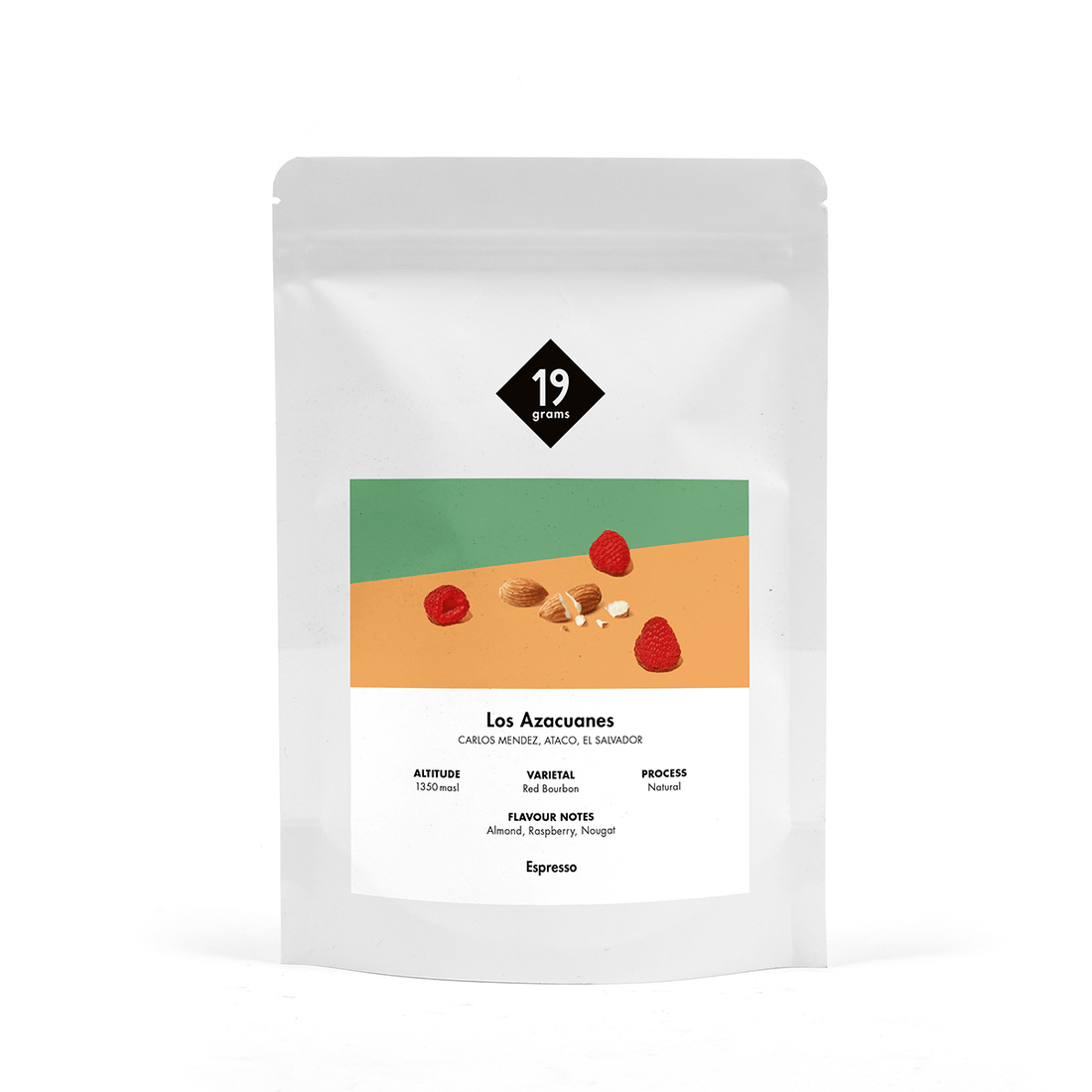 Deine 250g 19grams Products Los Azacuanes - El Salvador Espresso Tüte