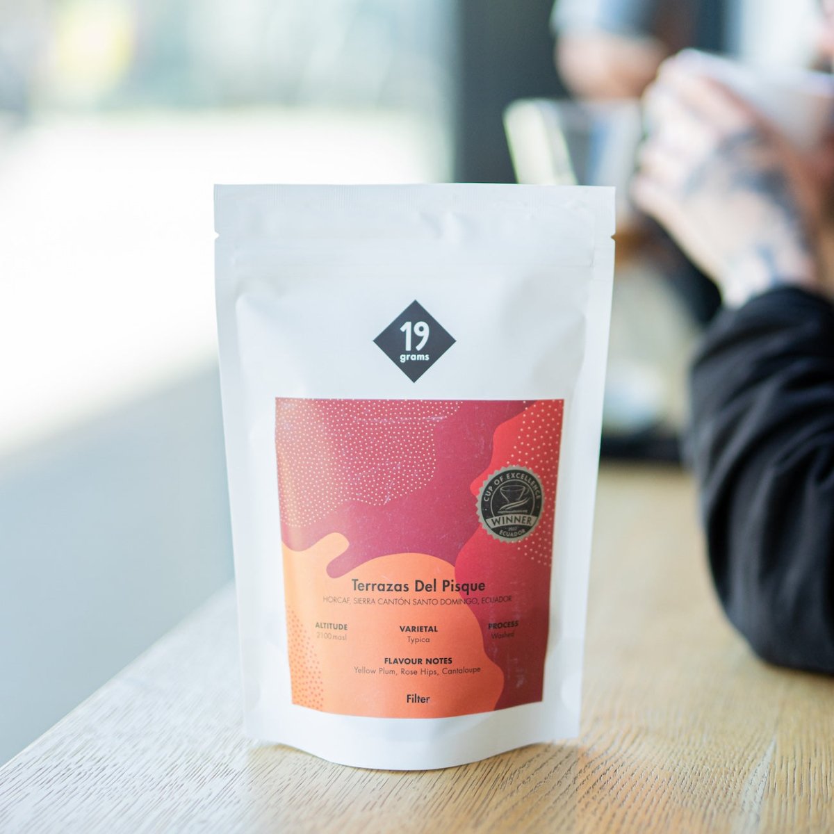 19gramss Cup of Excellence Terras Del Pisques Kaffee