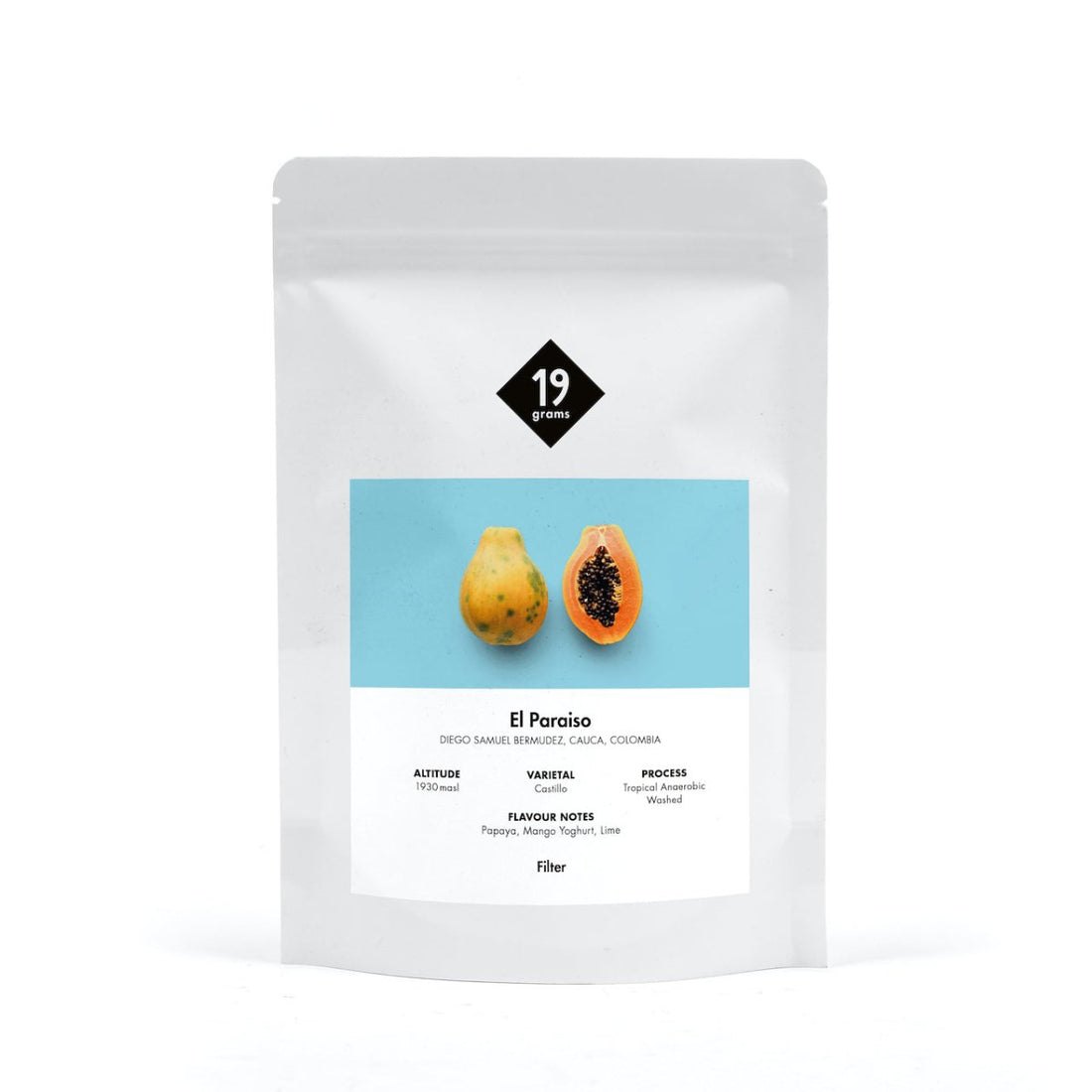 Deine 250g Tüte El Paraiso Filter Kaffee
