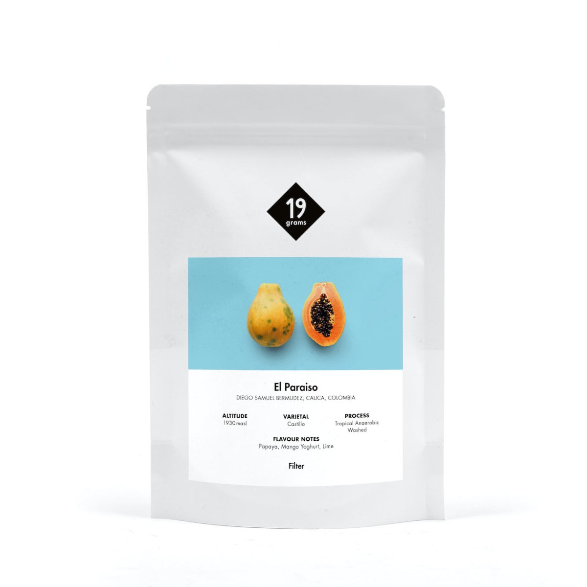 Deine 250g Tüte El Paraiso Filter Kaffee