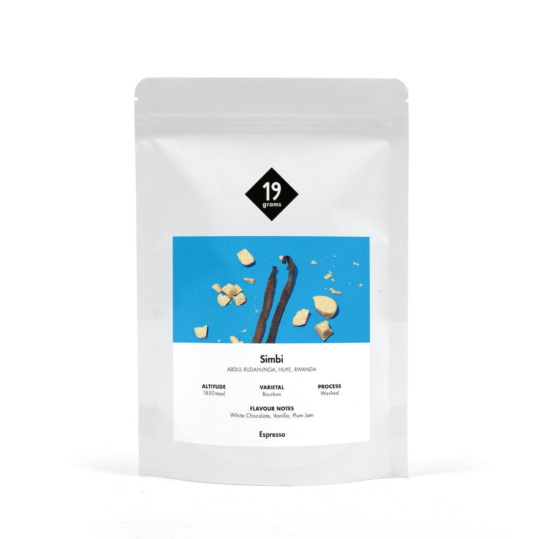 Deine 250g Tüte Simbi Washed Ruanda Espresso