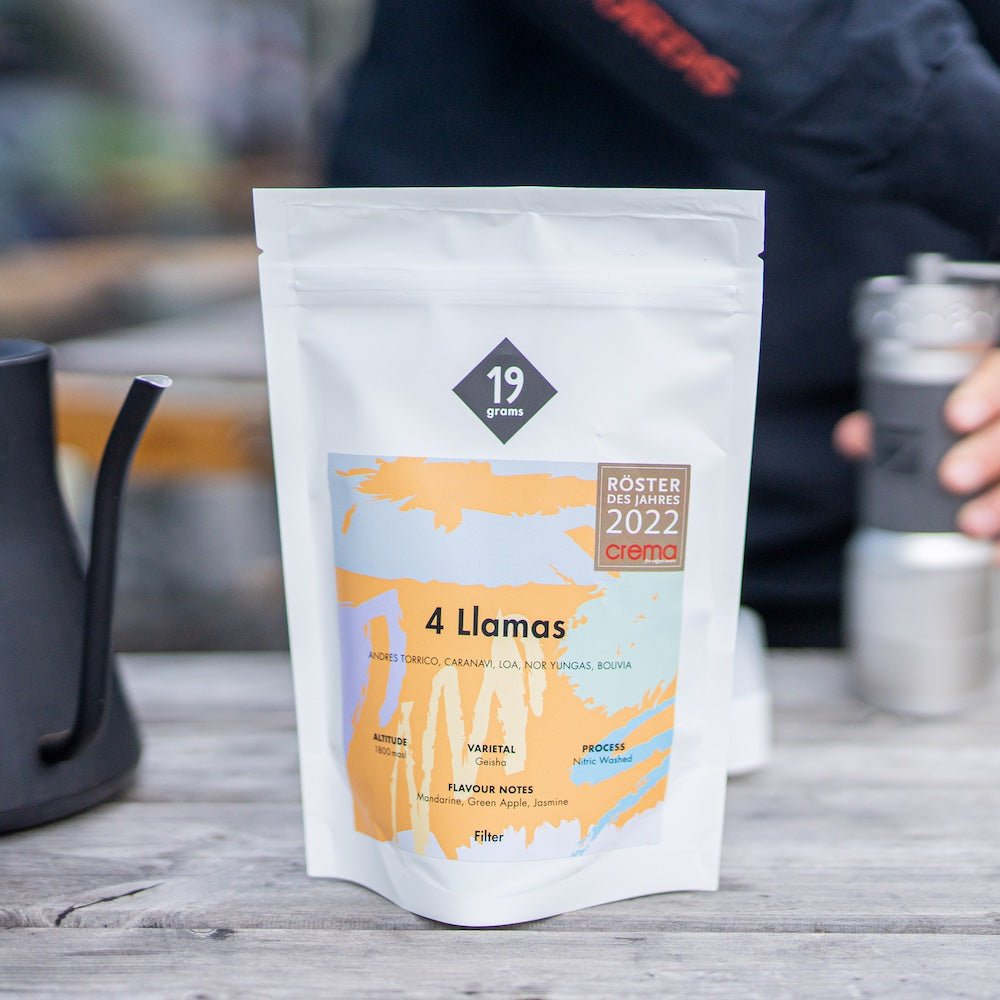 19grams 4 Llamas Geisha - Bolivien Filter 200g