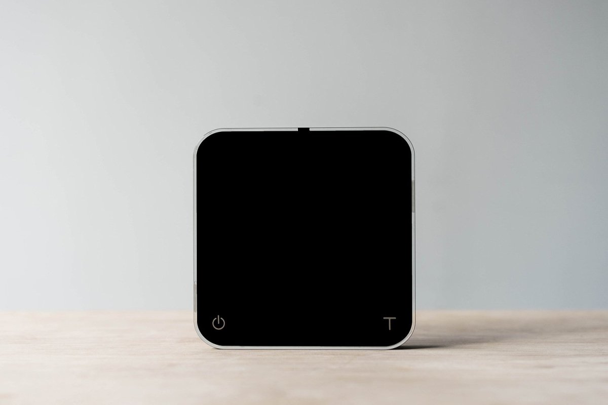 Acaia Pearl Waage in Schwarz