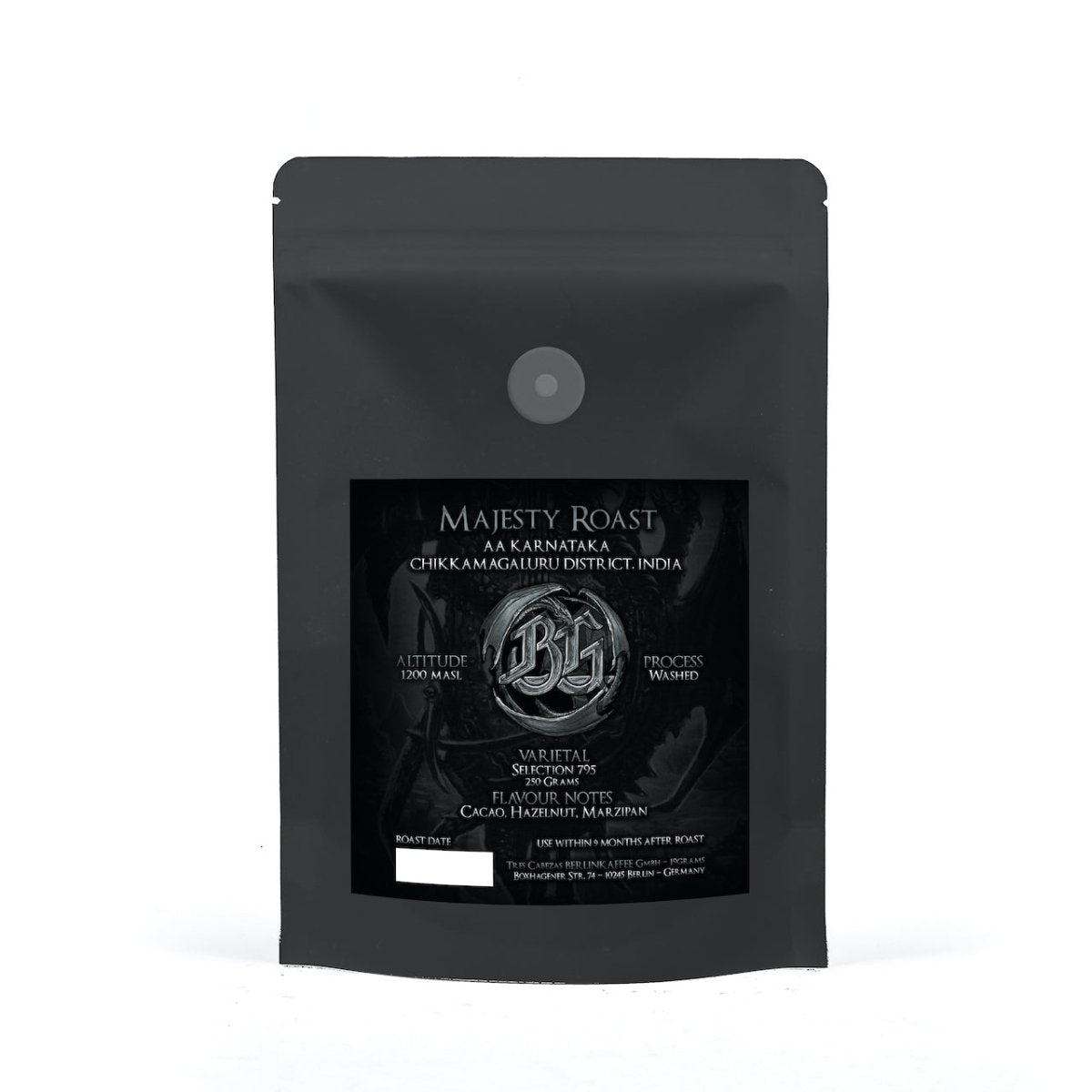 Deine 250g Tüte Blind Guardian Majesty Roast Espresso