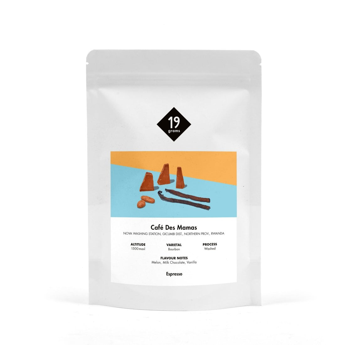 19grams Café des Mamas - Ruanda Espresso 250g