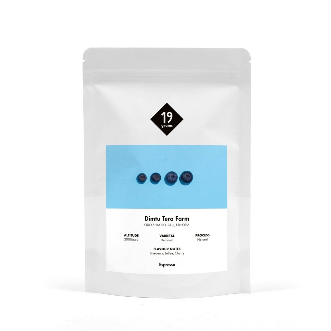 Deine 250g Tüte Dimtu Tero Kaffee / Äthiopien Espresso