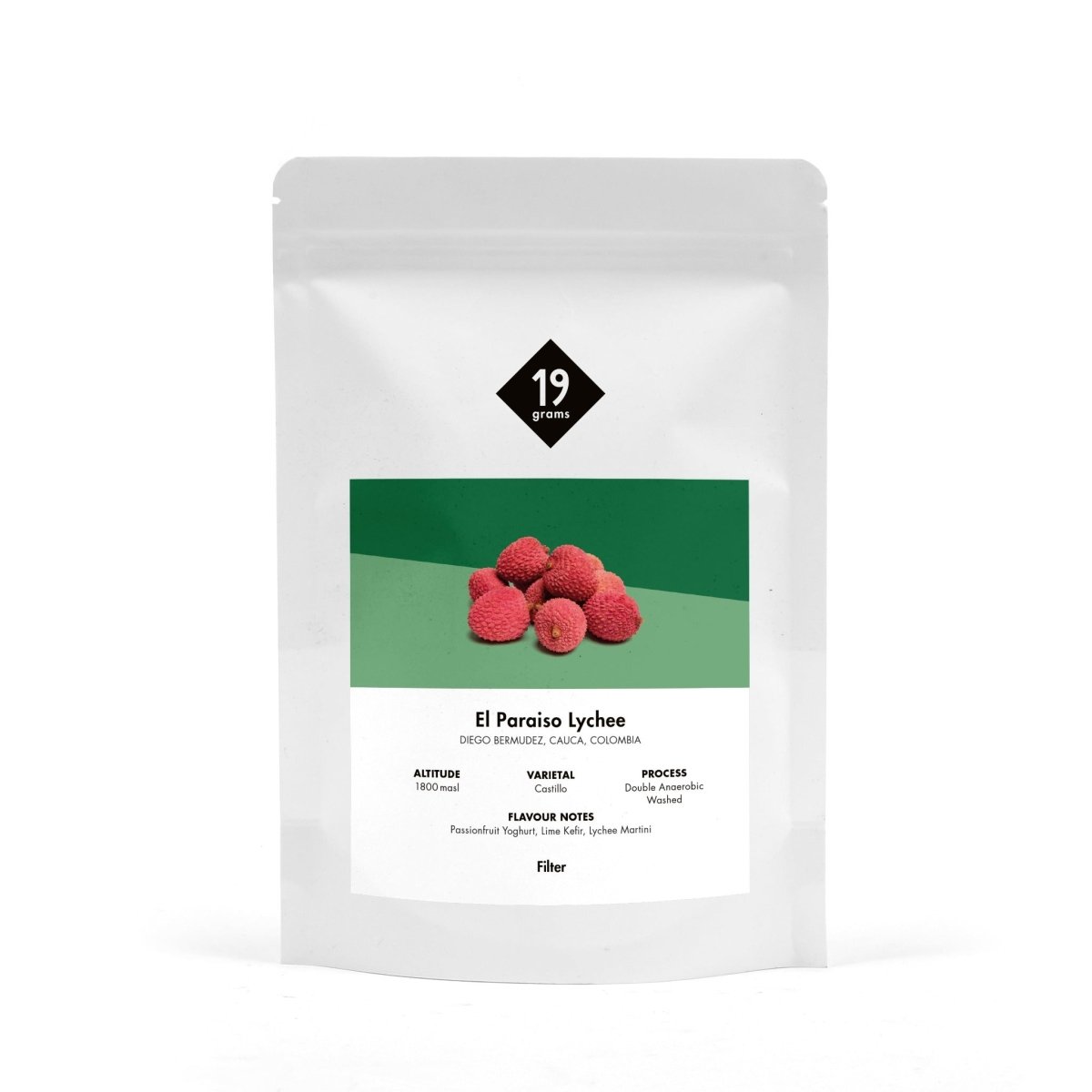 19grams El Paraìso Lychee - Kolumbien Filter Kaffee