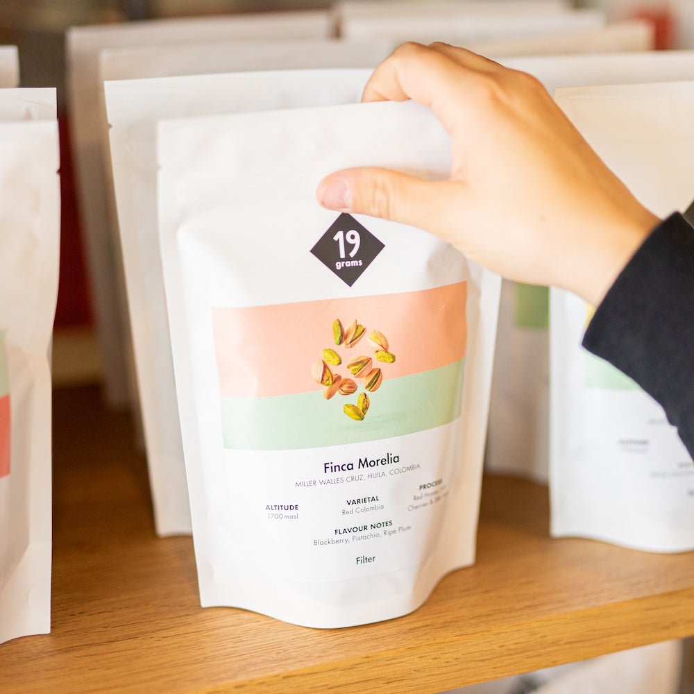 Deine 19grams Tüte Finca Morelia Espresso aus Kolumbien