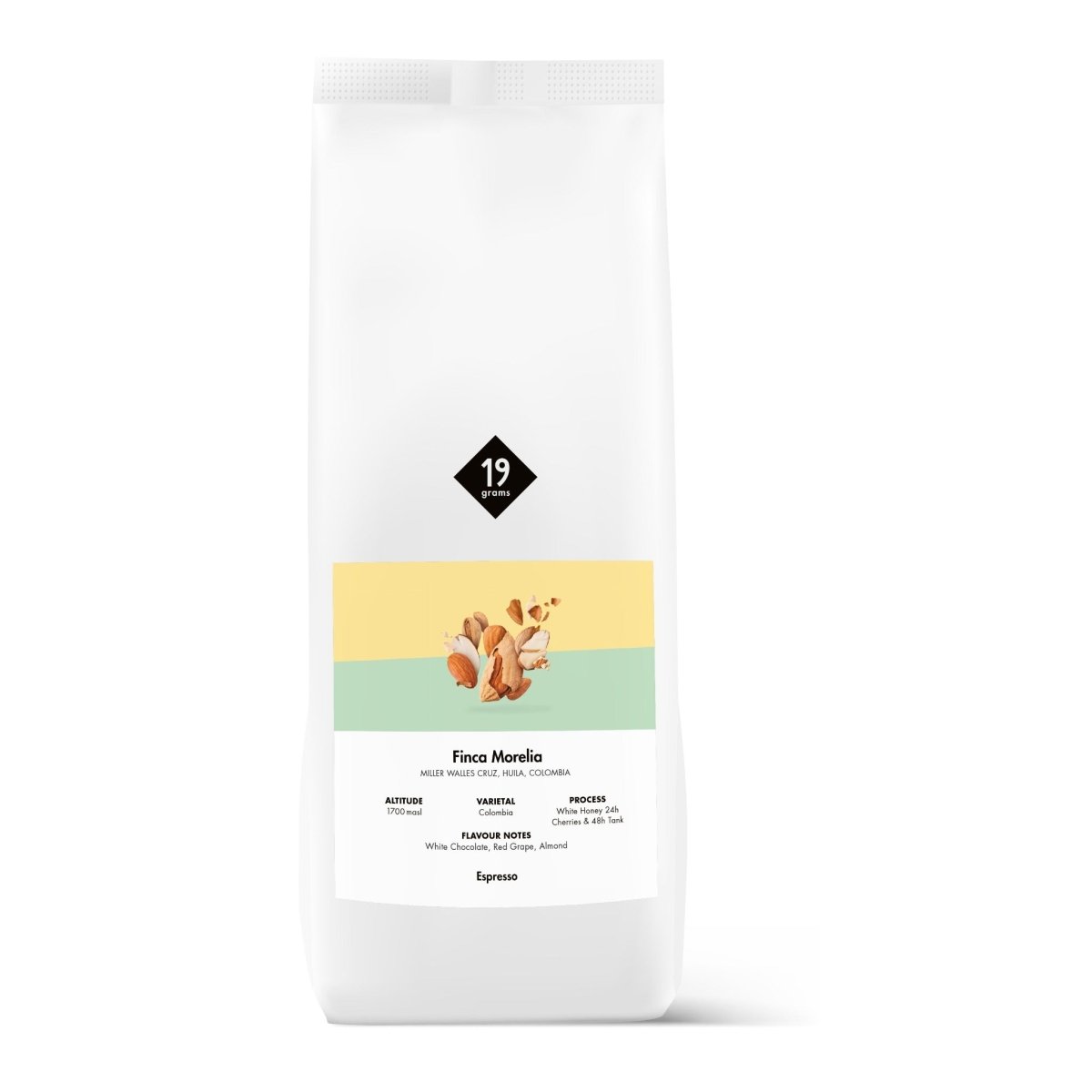 Deine 1000g Tüte Finca Morelia White Honey Kolumbien Espresso