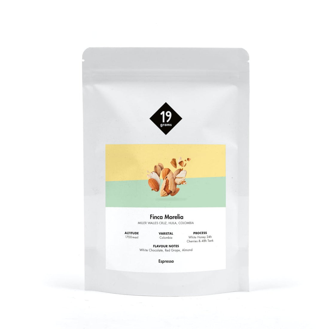 Deine 250g Tüte Finca Morelia White Honey Kolumbien Espresso
