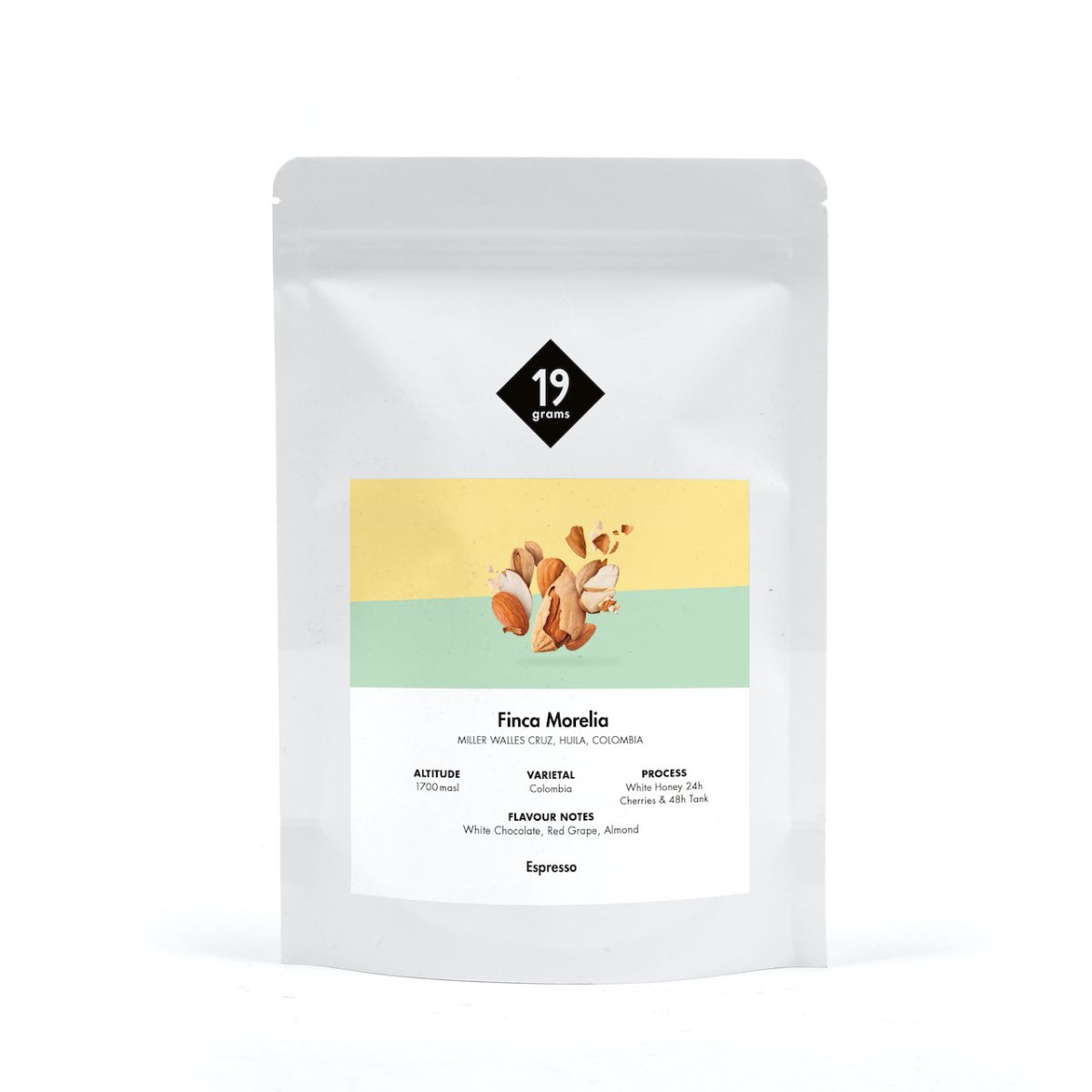 Deine 250g Tüte Finca Morelia White Honey Kolumbien Espresso