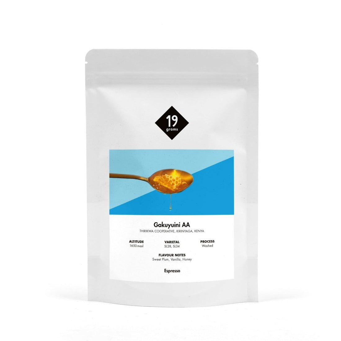 Deine 250g Tüte Gakuyuini AA Kenia Espresso