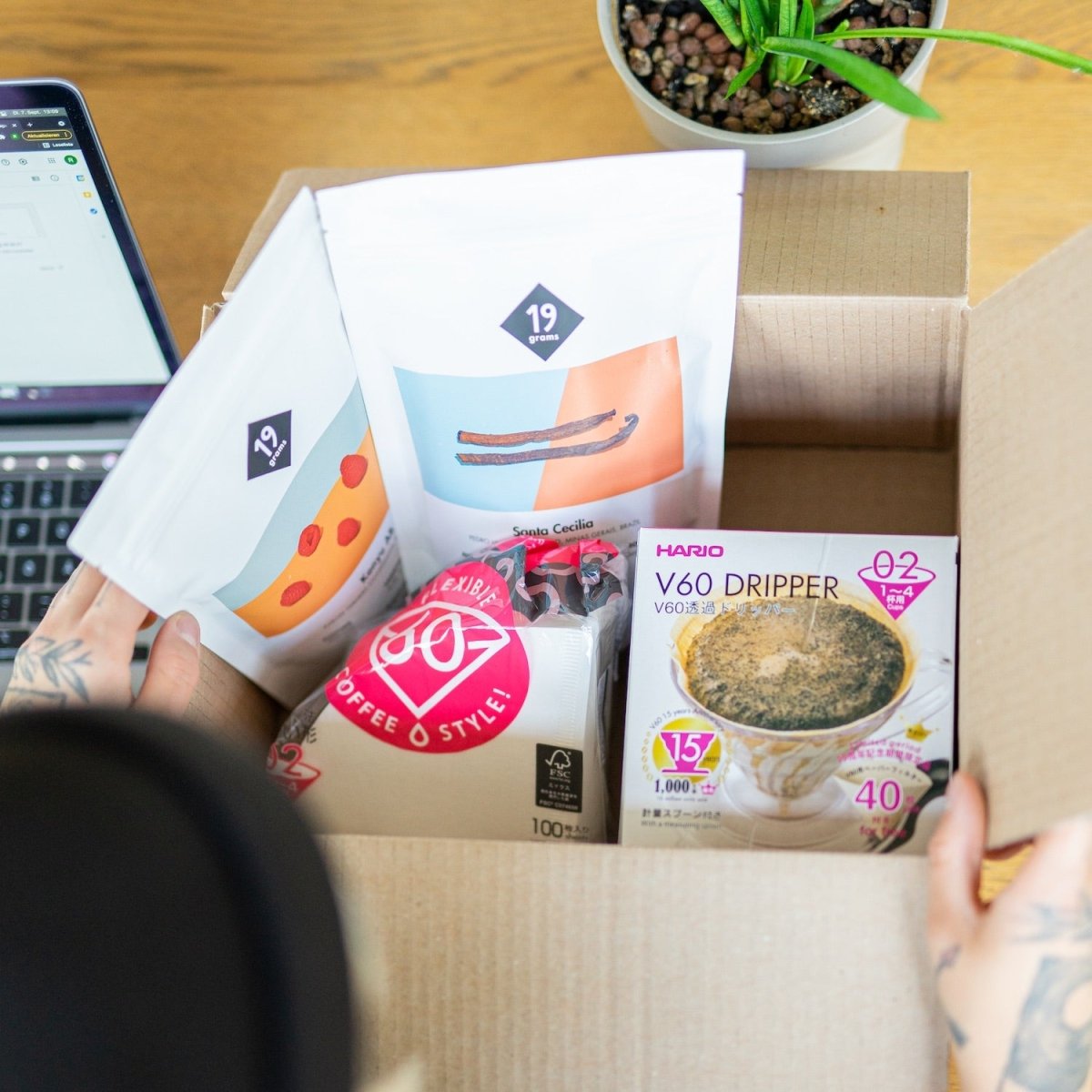 Home Office Kaffee Set