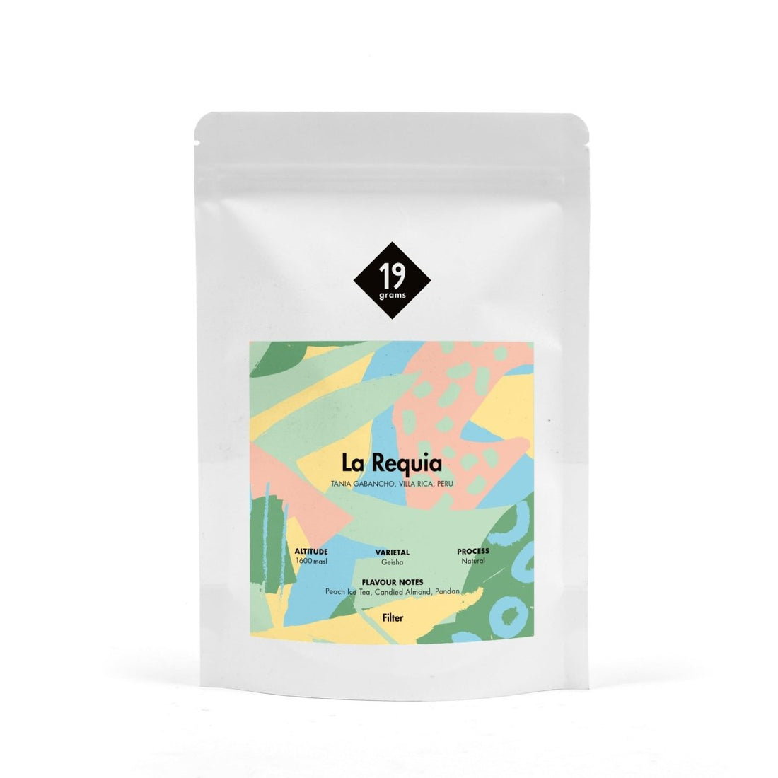 Deine 200g Tüte La Requia Geisha Natural - Peru Filter Kaffee