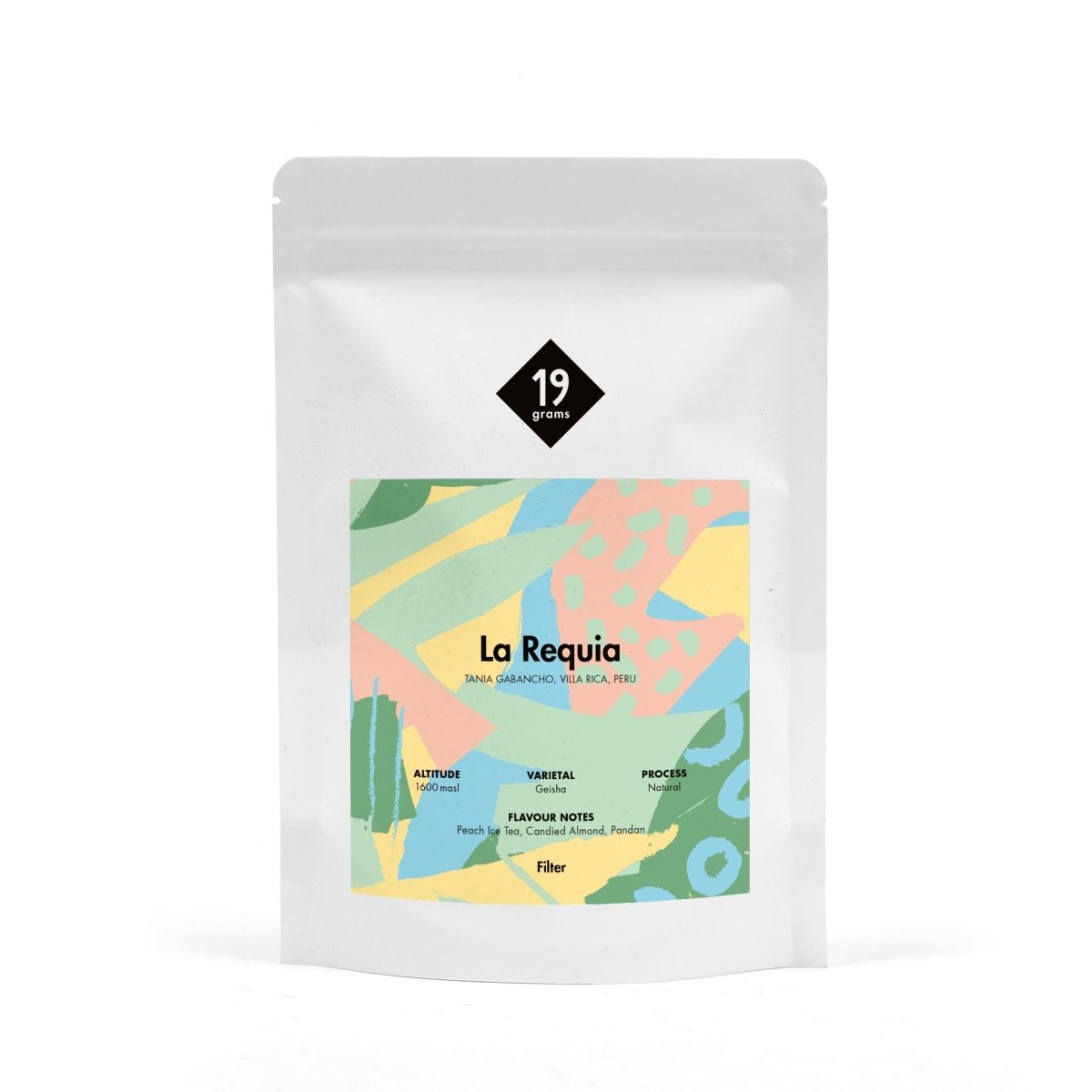 Deine 200g Tüte La Requia Geisha Natural - Peru Filter Kaffee