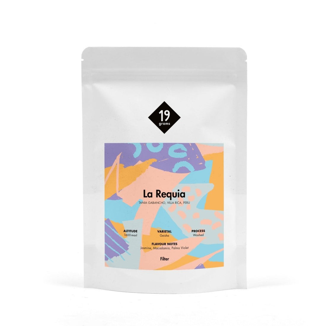 Deine 200g Tüte La Requia Geisha Washed - Peru Filter Kaffee