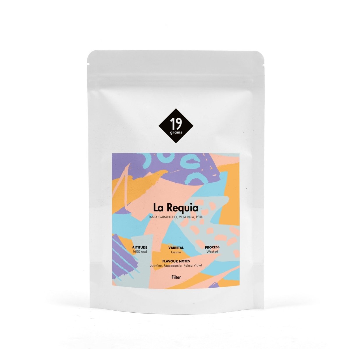 Deine 200g Tüte La Requia Geisha Washed - Peru Filter Kaffee