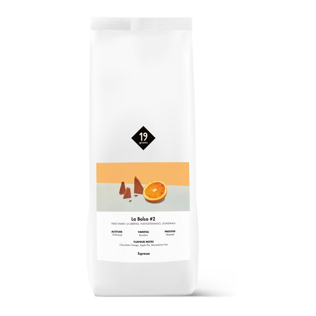 Mockup Vorderseite 19grams Bolsa