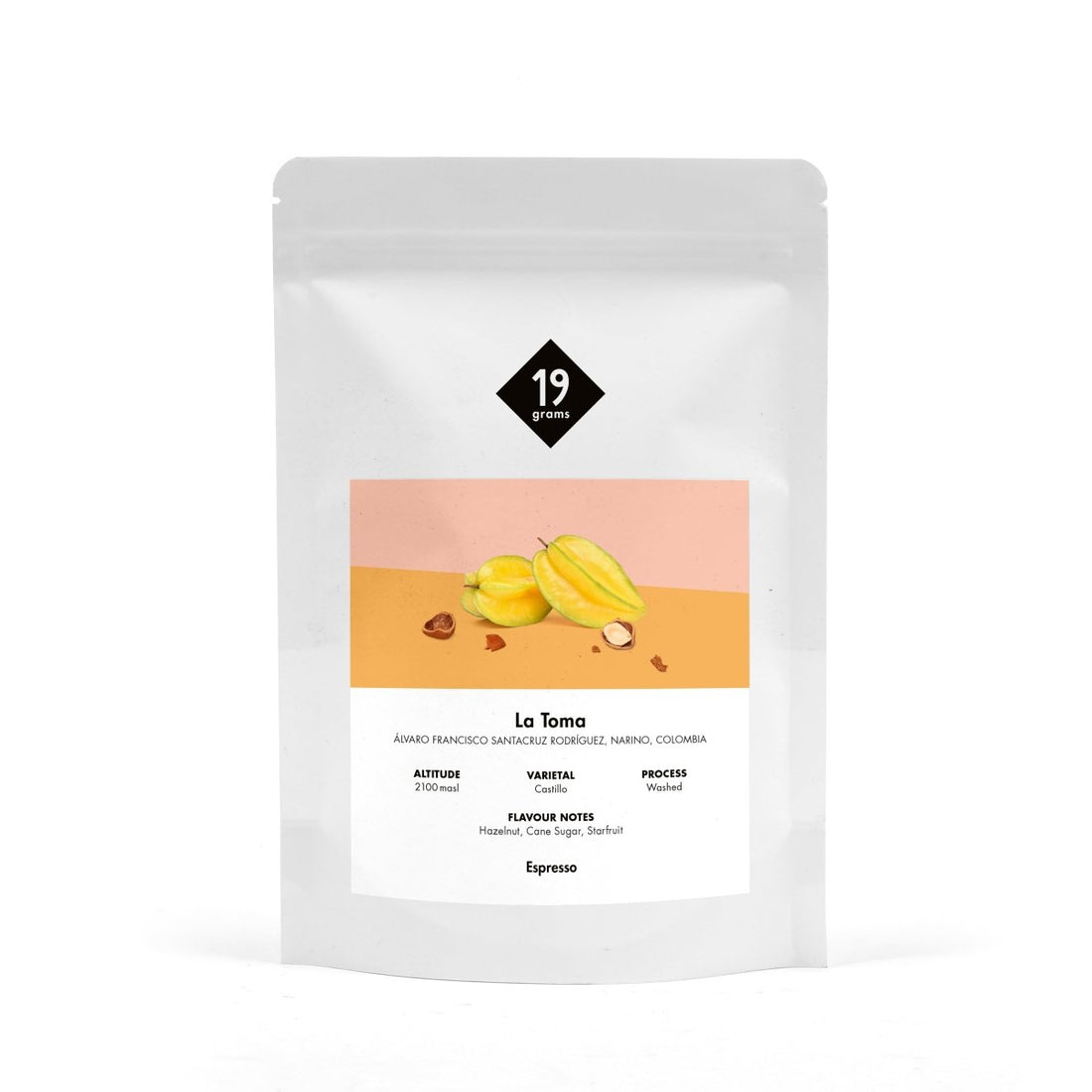 Deine 250g 19grams La Toma - Kolumbien Espresso Tüte