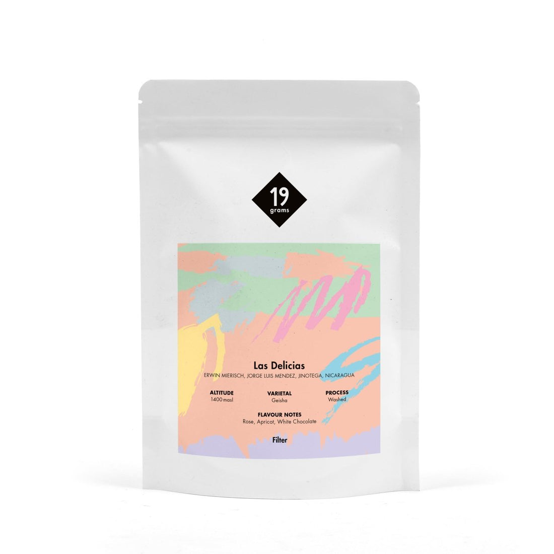 Deine 19grams Tüte Las Delicias Geisha