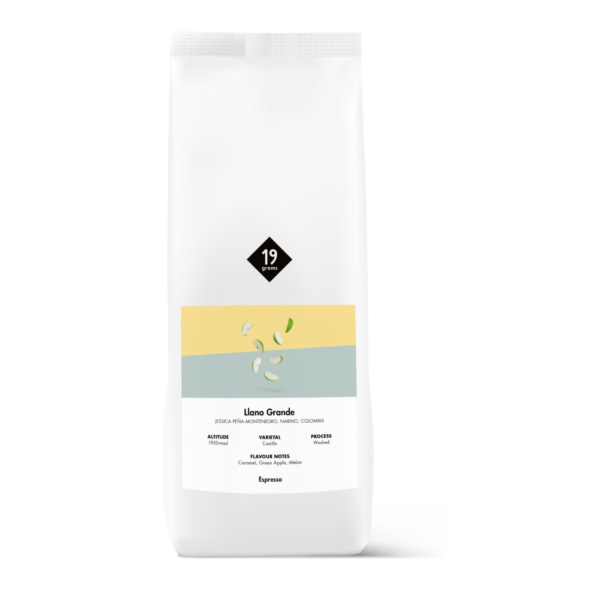 Deine 1000g Tüte Llano Grande Kolumbien Espresso