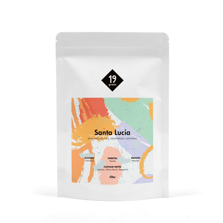Deine 250g 19grams Santa Lucia Geisha - Honduras Filter Tüte