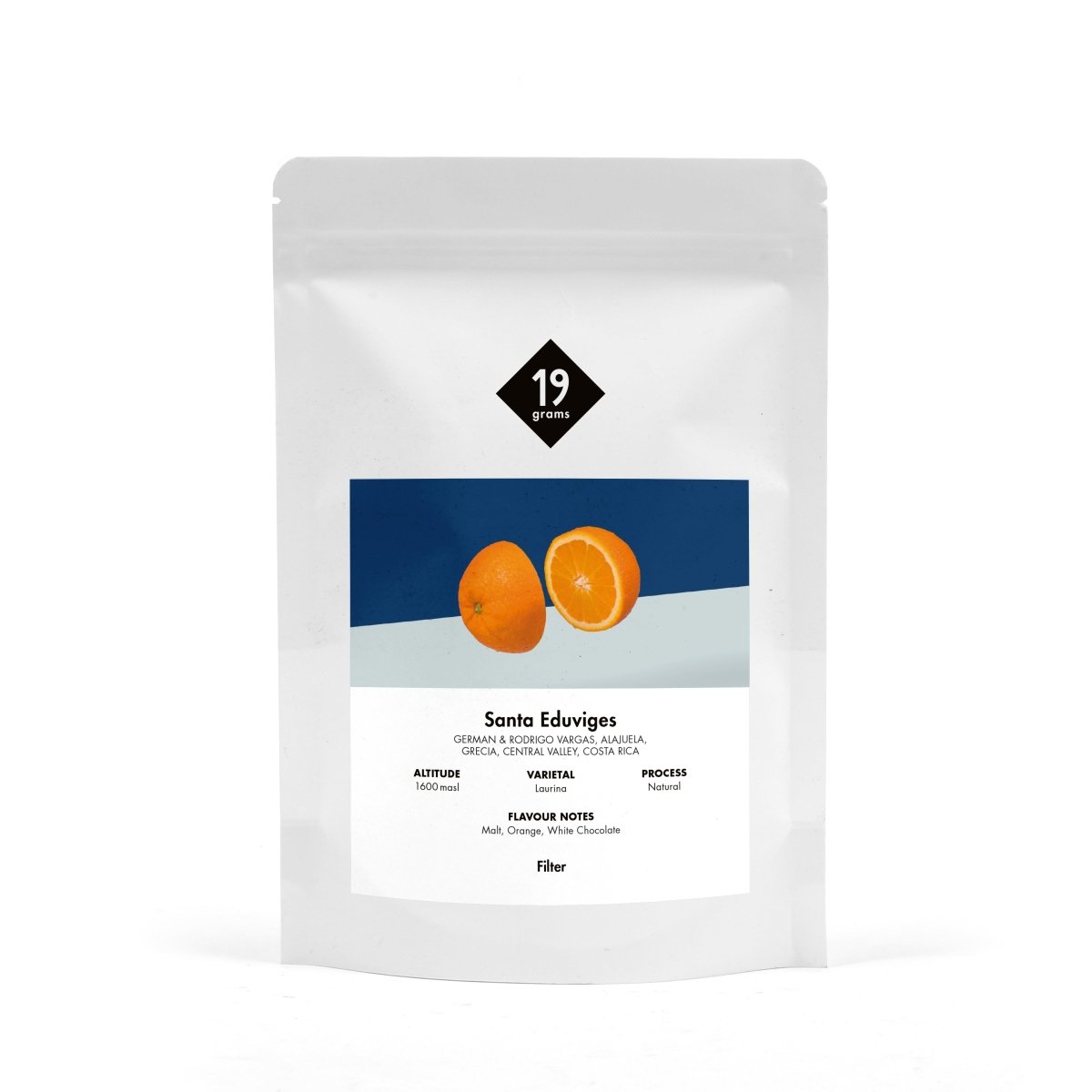 Deine 250g 19grams Santa Eduviges Laurina - Low Caf Filter Tüte